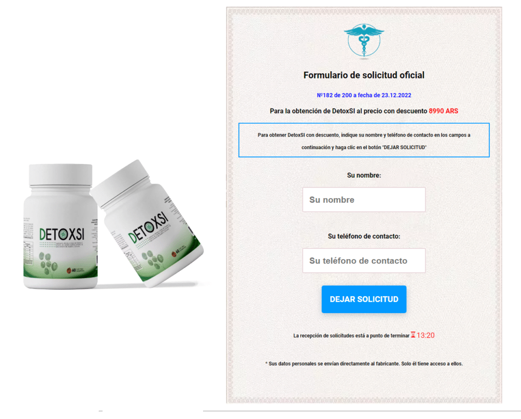 DetoxSI cápsula