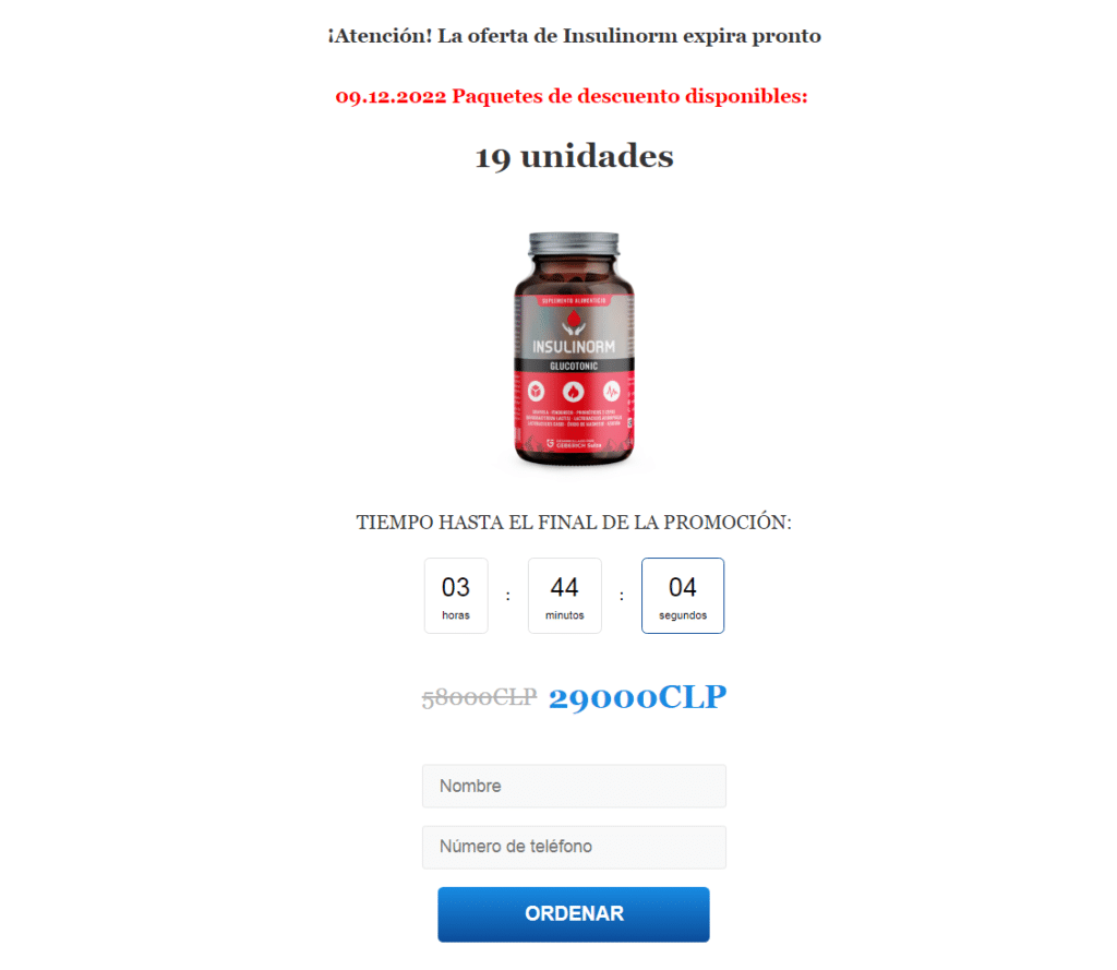 Insulinorm reseñas