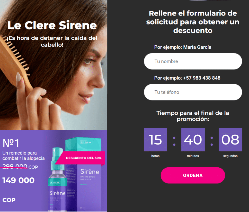 Le Clere Sirene suero