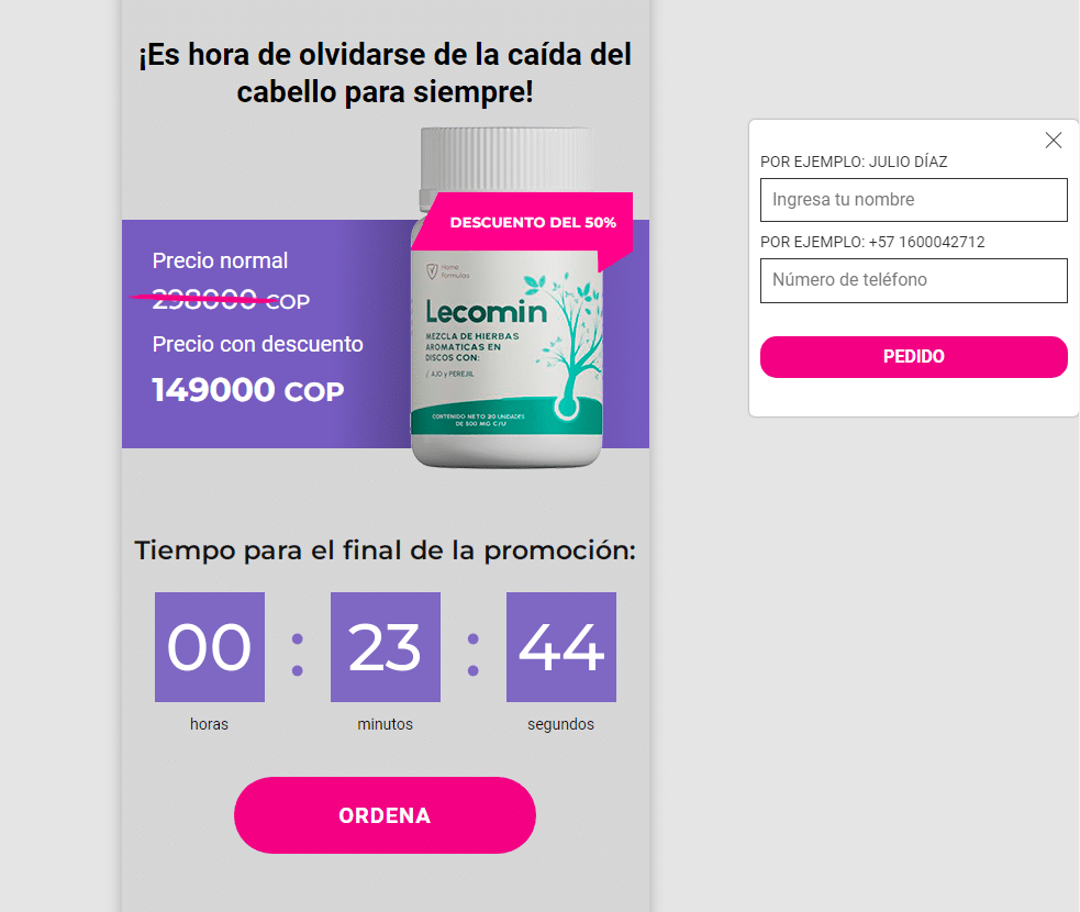 Lecomin cápsula