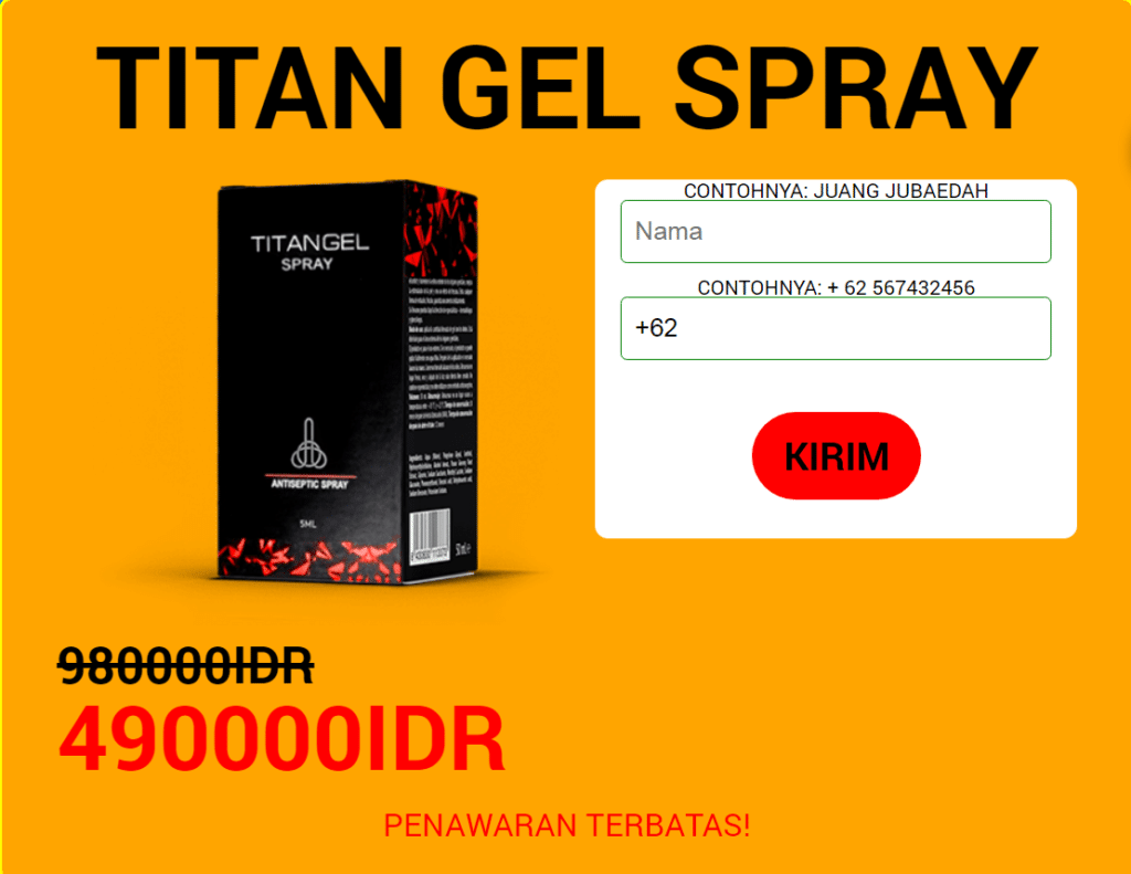 Titan Gel Spray Indonesia