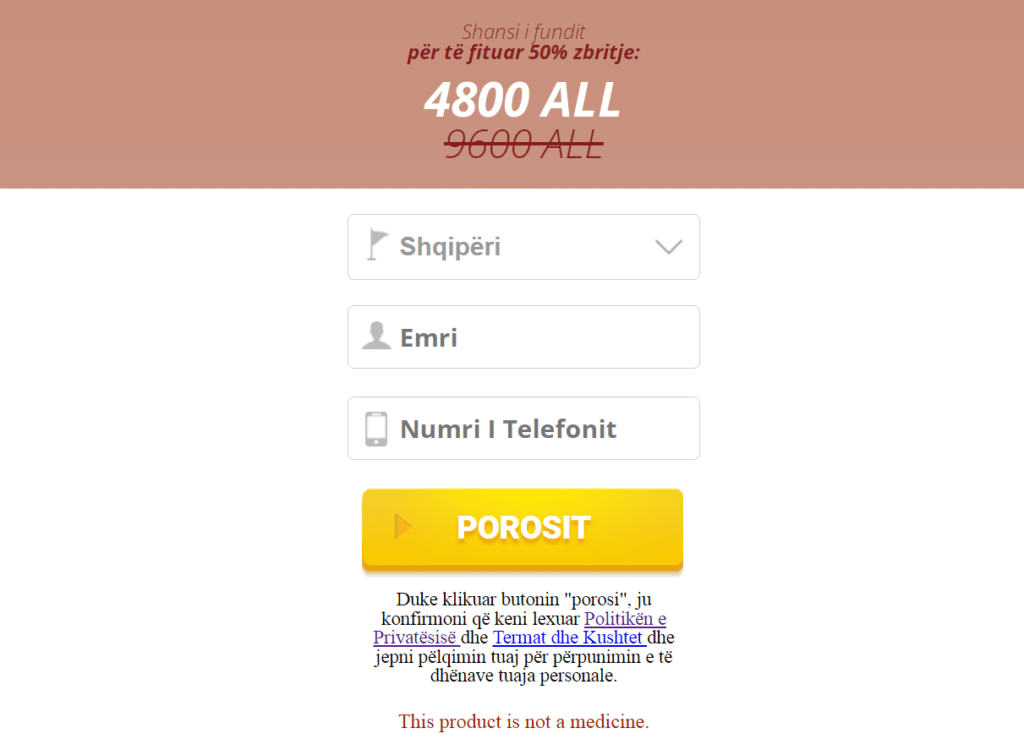 UpSize Cream albania