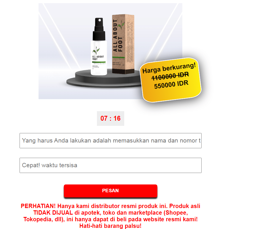 All About Foot serum