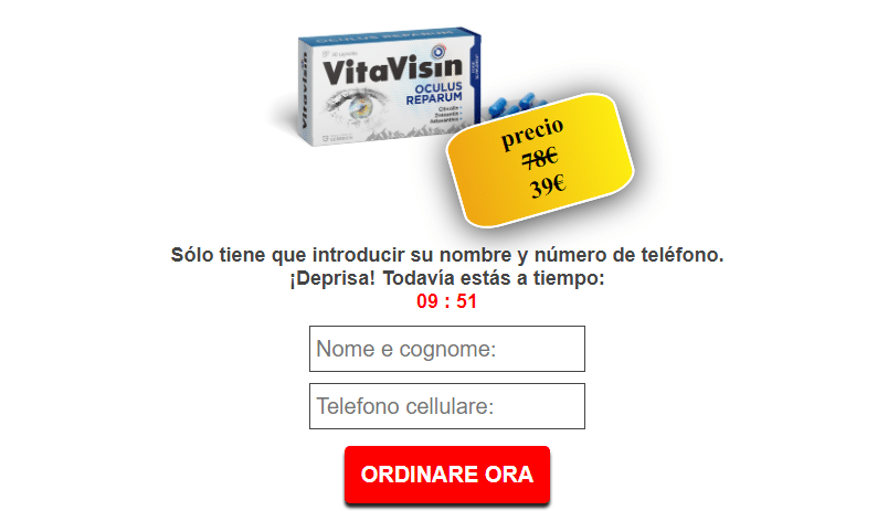 Vitavisin cápsula