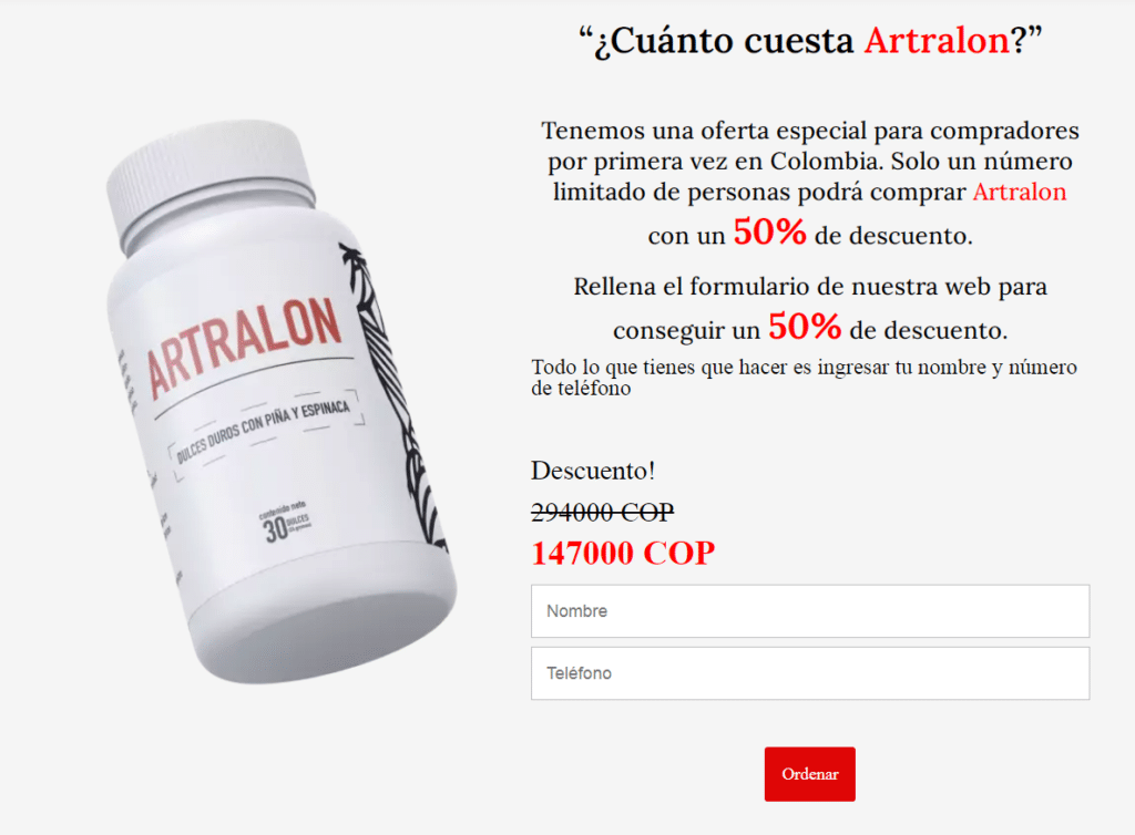 Artralon reseÃ±as
