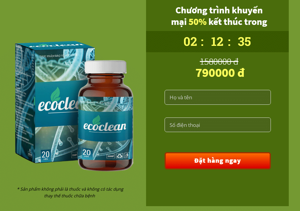 EcoClean máy tính bảng