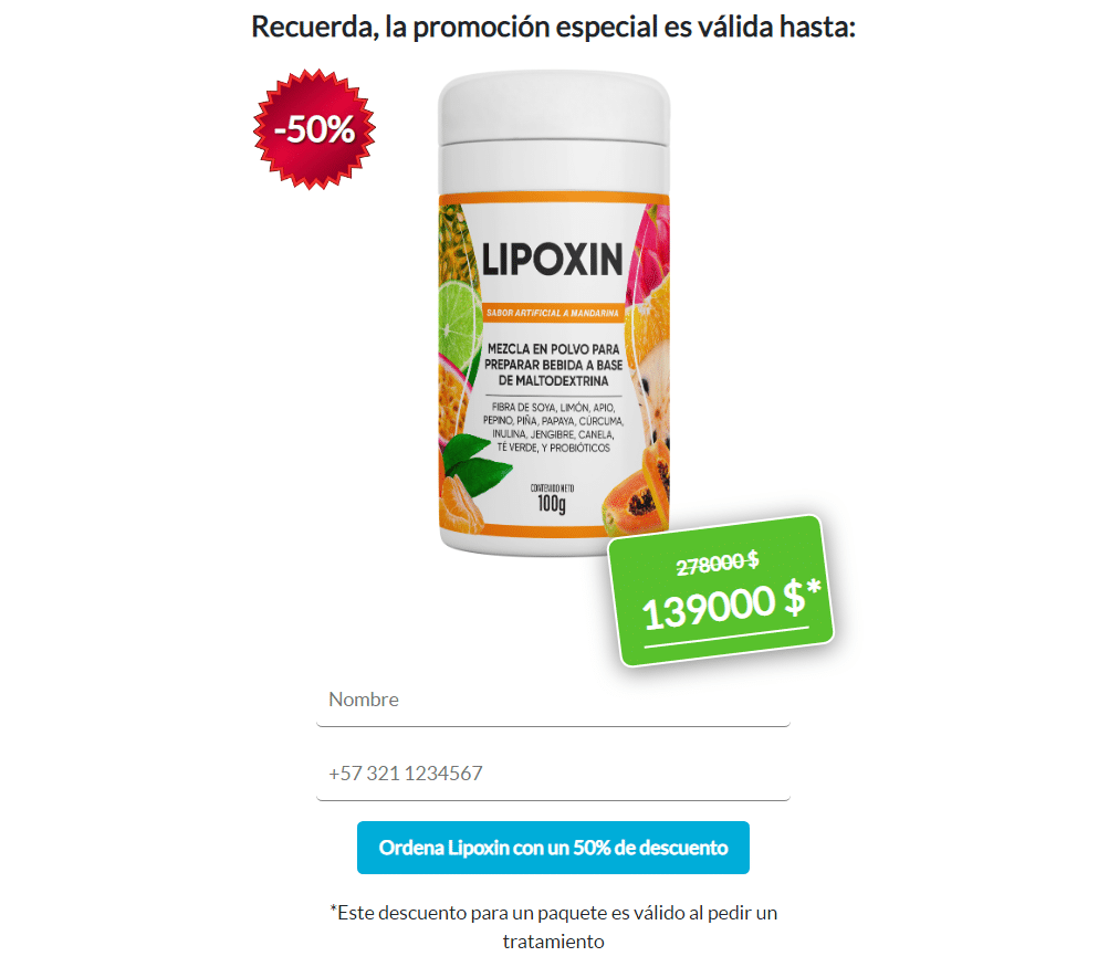 Lipoxin Precio