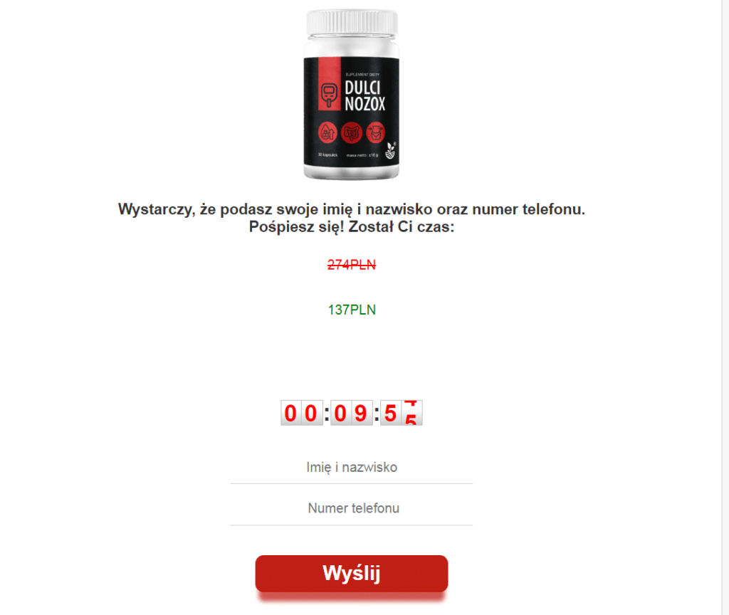 Dulcinozox Opinie