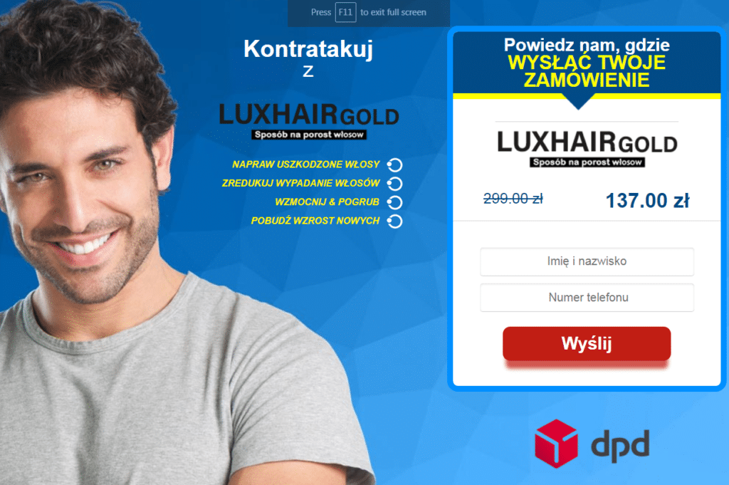 LuxHair GOLD kapsułki