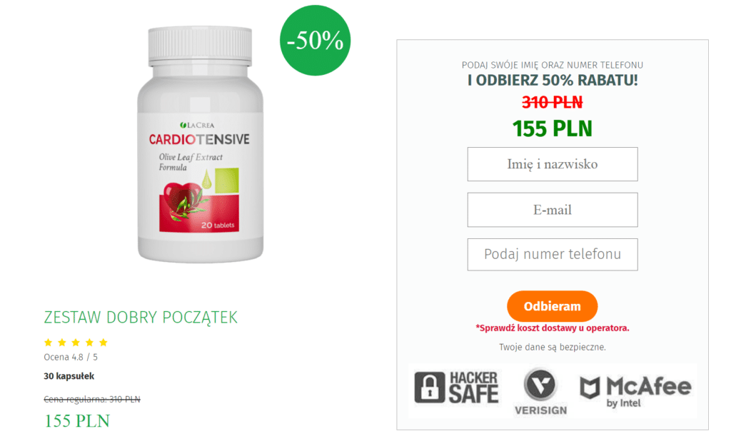 Cardiotensive Cena