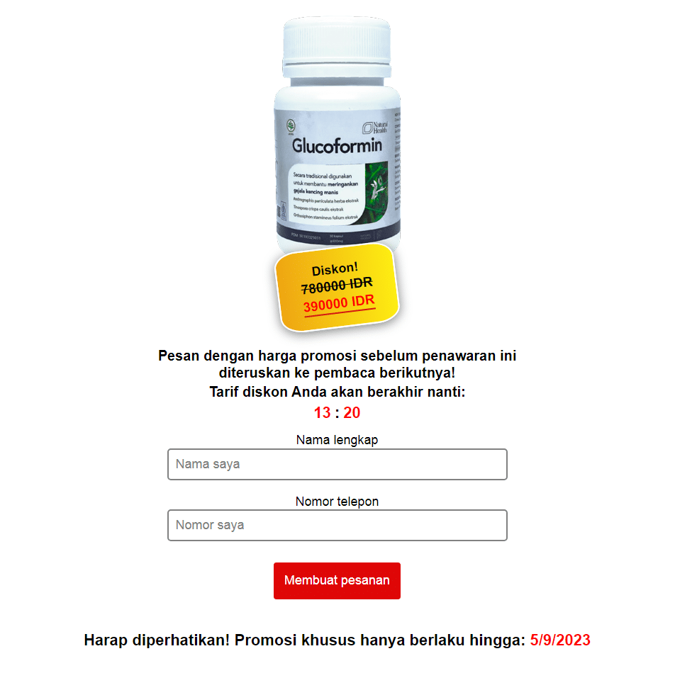 Glucoformin kapsul