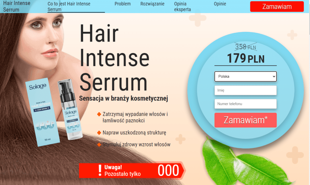 Hair Intense Serrum Opinie