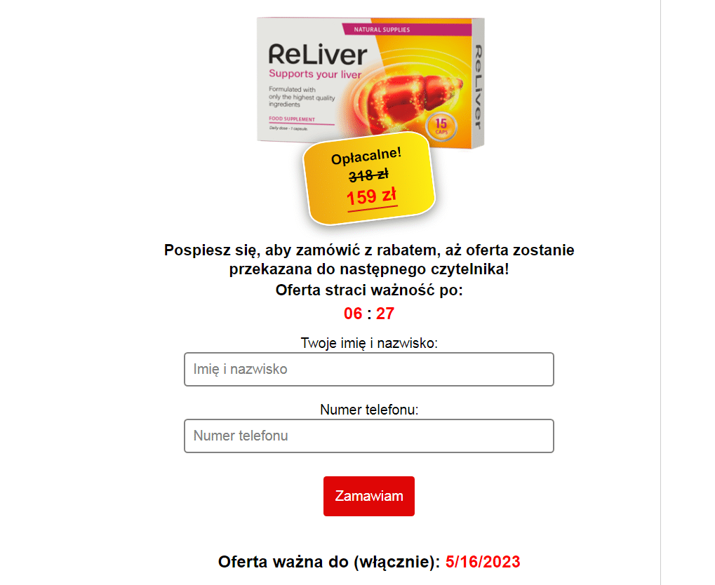 Reliver Tabletki