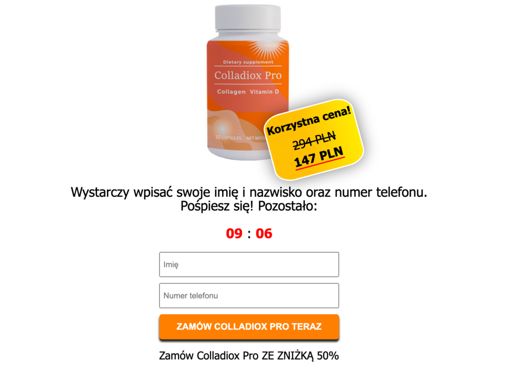 Colladiox Pro kapsuÅ‚ki