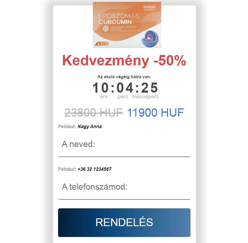 Curcumin vÃ©lemÃ©nyek