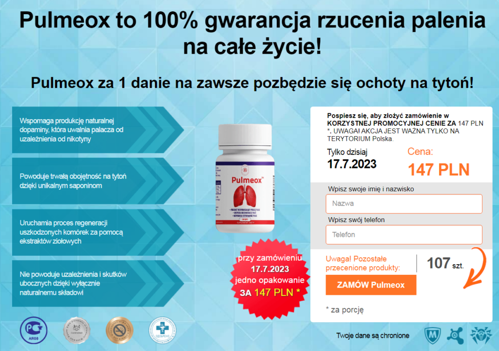 Pulmeox kapsułki
