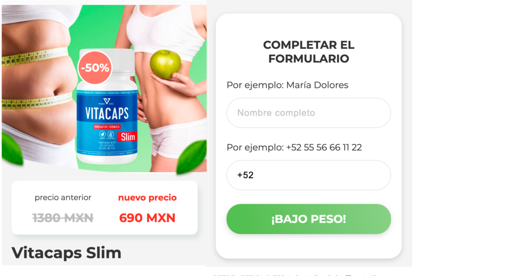 Vitacaps Slim cÃ¡psula