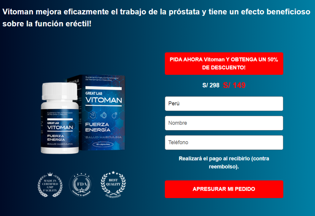Vitoman Beneficios