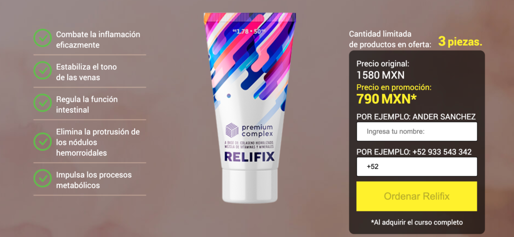 Relifix ReseÃ±as